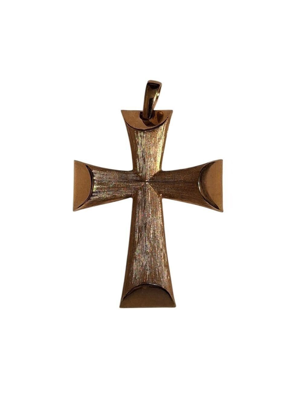 Avon Vintage Gold-Tone Cross Pendant
